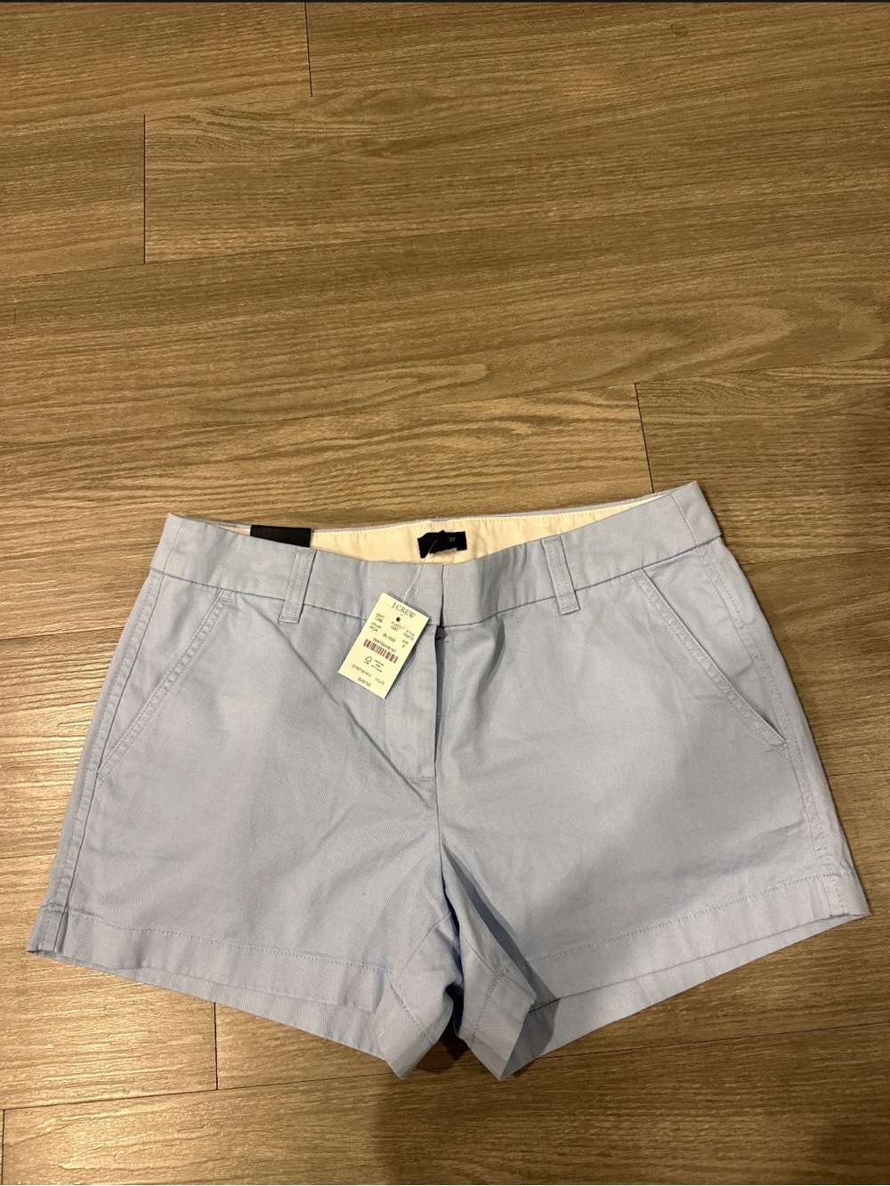 NEW Light Blue Women’s Cotton Blend Shorts